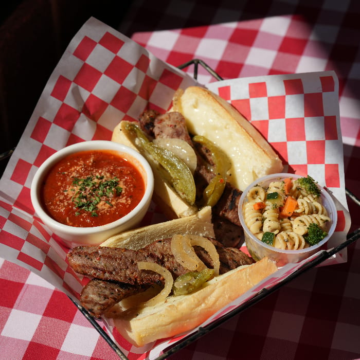Grilled Grinder Sandwich.