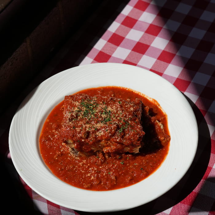Traditional Meat Lasagna.